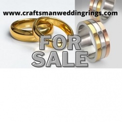craftsman made high class wedding rings beautifully displayed